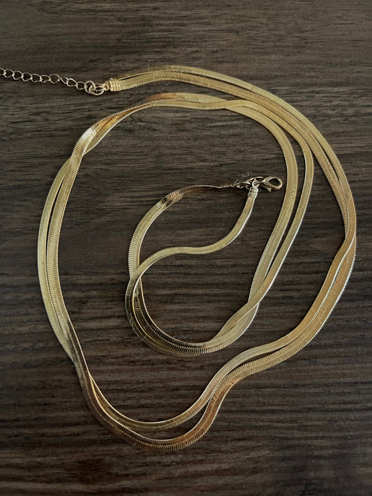 Double Gold Waist Chain